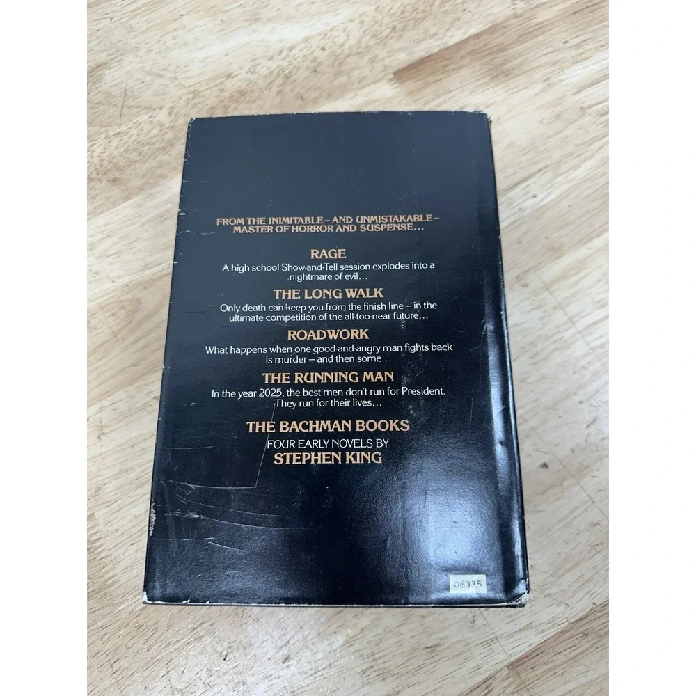 Stephen King The Bachman Books Hardcover HC Book Club Edition 1985  Rage